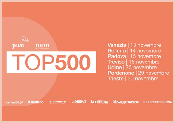 TOP 500. Il road show dedicato alle migliori cinquecento aziende che operano nel nostro Paese sarà a Pordenone il 29 novembre e a Trieste il 30 novembre 2023